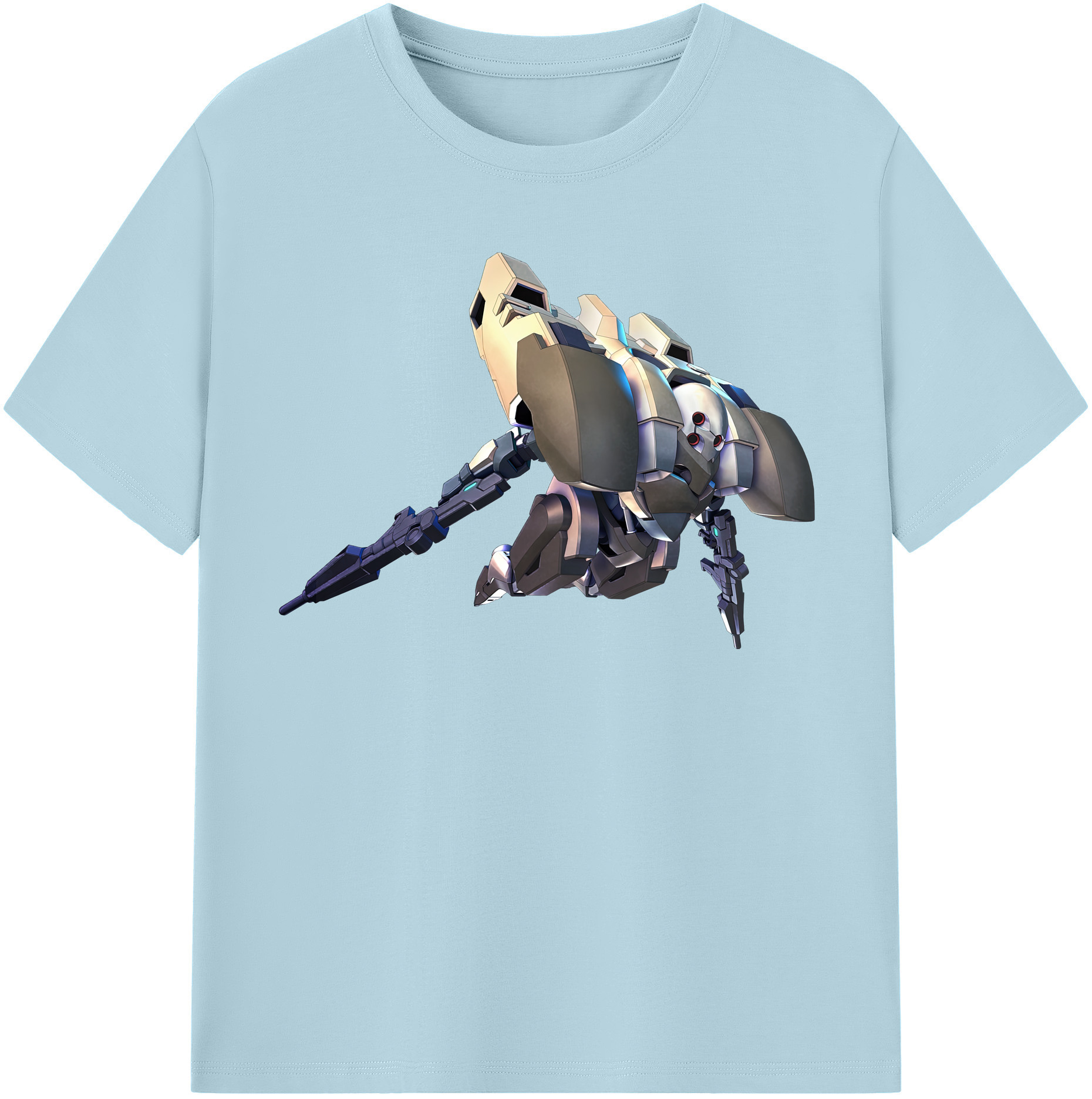 （画像用） 機動戦士ガンダム Mobile Suit Gundam 綿100％半袖Tシャツ（フロントプリント）